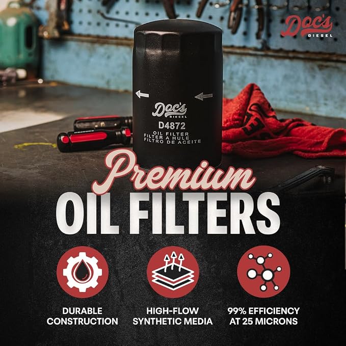 Doc's Diesel Oil Filter D4872 | Compatible - Image 2