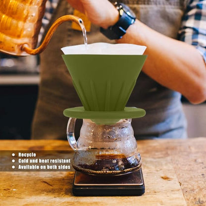 Reusable Silicon Resin Coffee Filter Strainer Dripper Portable Coffee Machine - Image 4