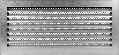 Repa Market 20" x 8" Inch Galvanized Steel Black Soffit Air Vent Cover by RepaMarket