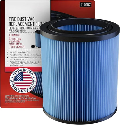 17907 Fine-Dust Cartridge Vacuum Filter – Compatible by Unknown