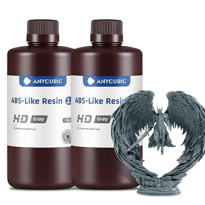 ANYCUBIC 2nd Gen Resin Technology ABS-Like Resin 2.0 Bundle, 3D Printer Resin by ANYCUBIC