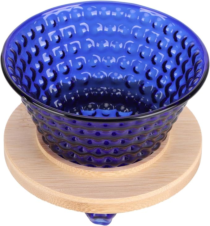 AUNMAS Coffee Dripper Pour Over Filter, Thick Glass Durable Simple Use Even by AUNMAS