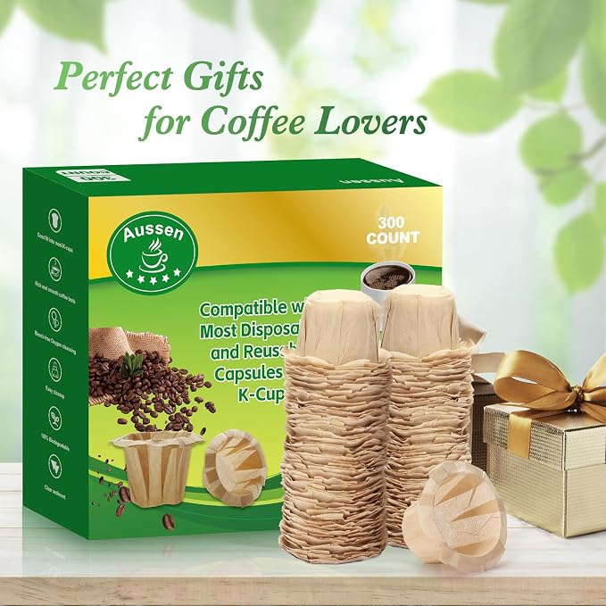 Aussen Disposable Coffee Paper Filters Replacement Kerig Filter Fit All Keurig - Image 7