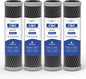 5 Micron 10" x 2.5" Whole House CTO Carbon Block Water Filter Cartridge by Locofiltr