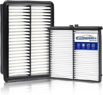 Cabin & Engine Air Filter Kit for 2019-2023 Mazda 3 2.0L, 2019-2026 Mazda3 2.5L by E-LONGWELL
