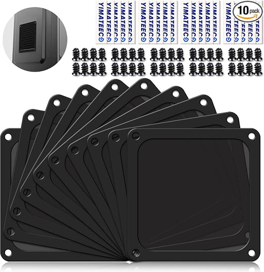 Dust Filter PC 120mm for Computer Cooler/PSU/Routers Nylon 80 Mesh, Magnetic by YIMATEECO