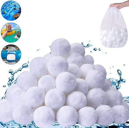 1.54 lbs Pool Filter Balls for Sand Filter, Eco-Friendly Reusable Pool Fiber by Sethvill