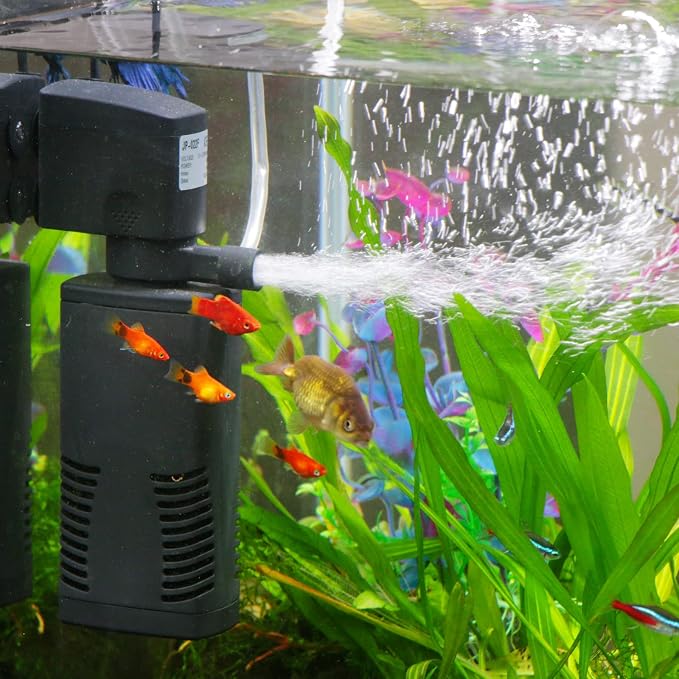 TARARIUM Fish Tank Filter for 15-40 Gallon Tank Crystal Clear Powerful Internal - Image 2