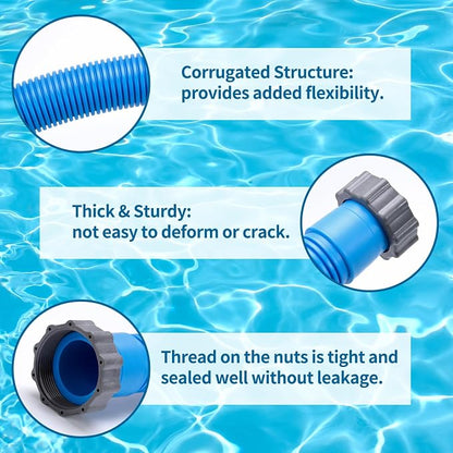 2-Pack 1.5 Inch Pool Pump Hose Replacement - Image 5