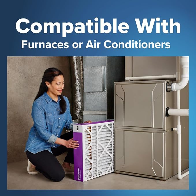 Filtrete 20x25x4 Slim Fit AC Furnace Air Filter, MPR 1550, MERV 12, Fits - Image 8