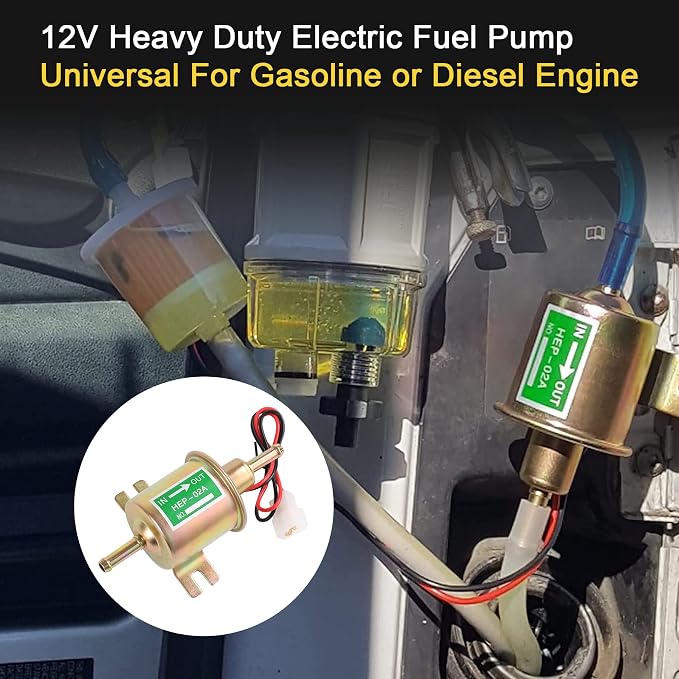 Universal Electric Fuel Pump Kit 12v 3-6 PSI Low Pressure - Image 7