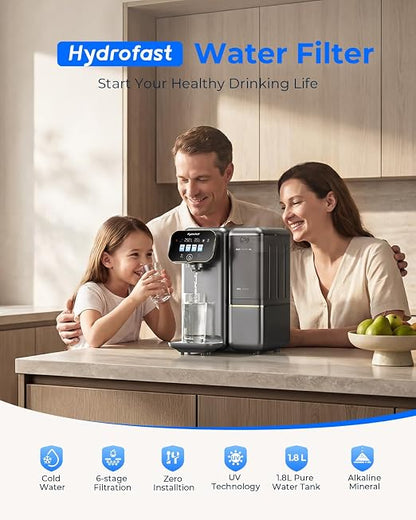 Cold Water Reverse Osmosis Water Filter Countertop, Remineralization & pH - Image 2