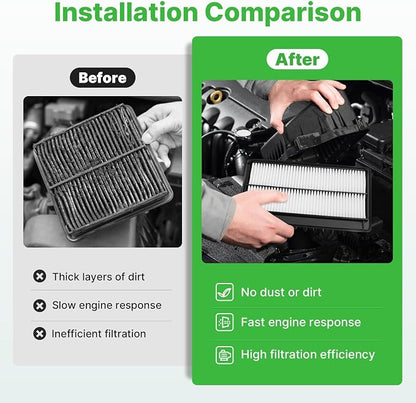 Engine+Cabin Air Filters Fit for 2022-2025 2026 Acura MDX 3.5L, 2023-2025 2026 - Image 5