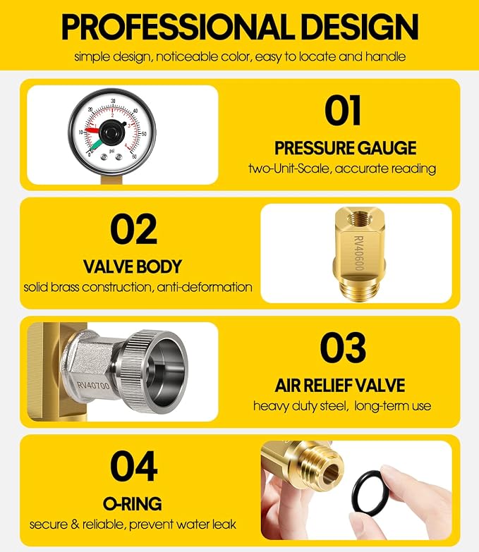 98209800 High Flow Manual Relief Valve/Air Relief Manual Valve Assembly - Image 5