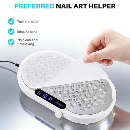 Nail Dust Collector, 1600PA Professional Nail Vacuum Dust Collector Fan - Image 5