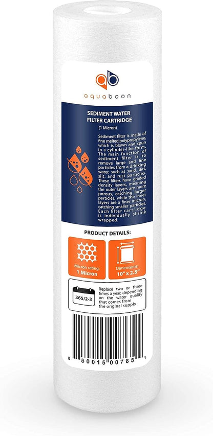 Aquaboon 1 Micron Whole House Sediment Filter 10 x 2.5 - Image 8