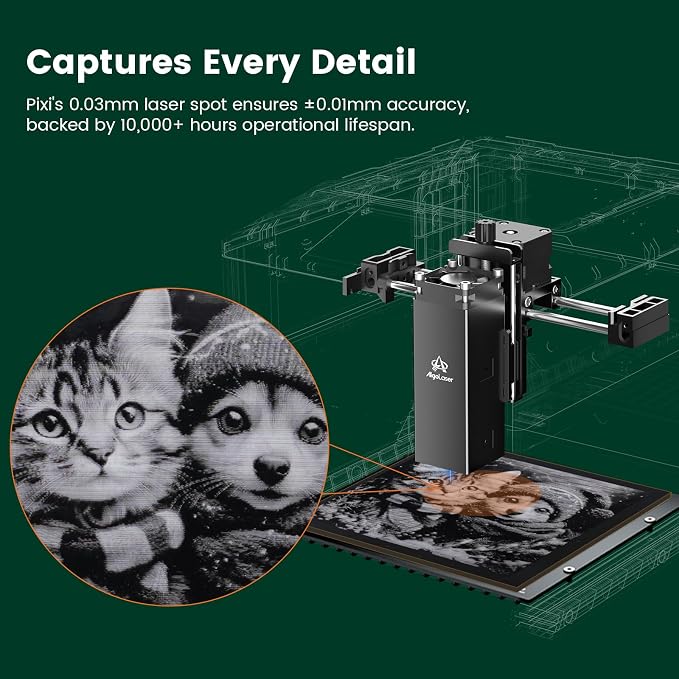 AlgoLaser 3W Laser Engraver Machine: Portable & Smart - Image 9