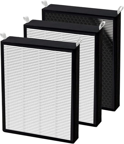 3 Pack True HEPA/Carbon Filters Replacement Compatible by Roninby