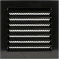 Repa Market 8" x 8" Inch Galvanized Black Soffit Vent Cover by RepaMarket