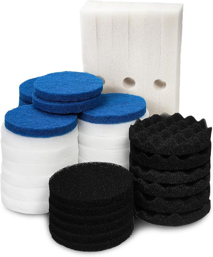 LTWHOME Foam Filter Set, Fine Filters, Carbon Filters, Bio-Foam Filters and by LTWHOME