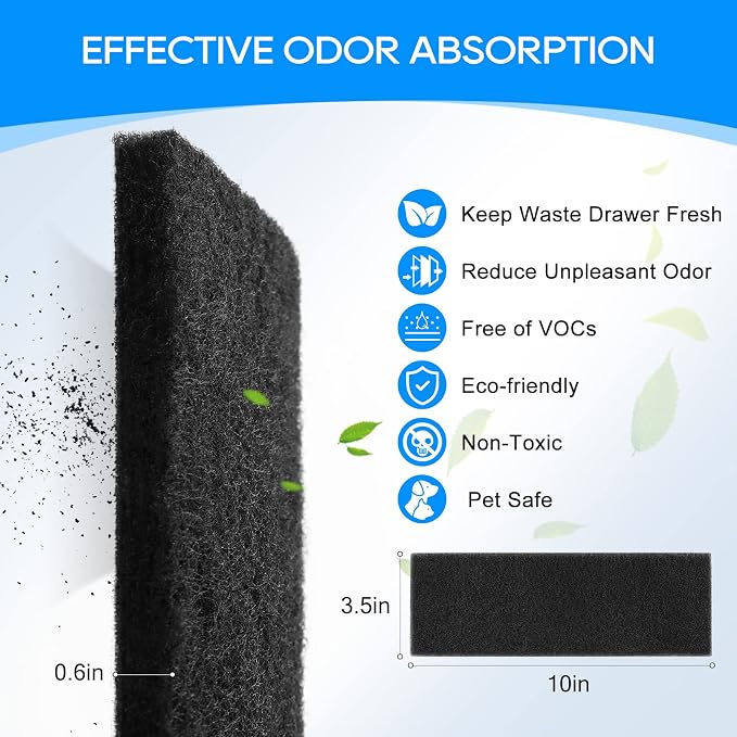 16PCS 2X Thicker Carbon Filters Compatible - Image 2