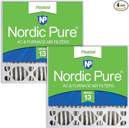 Nordic Pure 20x20x5 Honeywell/Lennox Replacement MERV 13 Air Filters 4 Pack by NordicPure