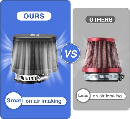 2PCS Motorcycle Air Filter Universal 42MM Replacement Engine Filter Dirt Bike - Image 3