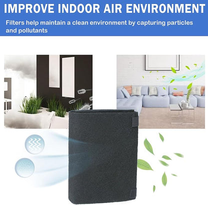 Cut to Fit Carbon Air Filter, Replacement Charcoal Filters, Carbon Pad Pre - Image 2
