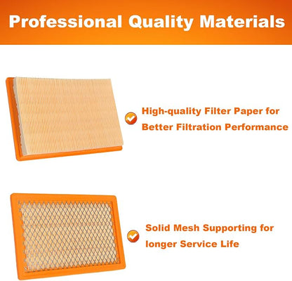 0E9371AS Air Filter for Gene-rac 410cc 530cc 8kW & 11kW Post 2013 Evolution - Image 4