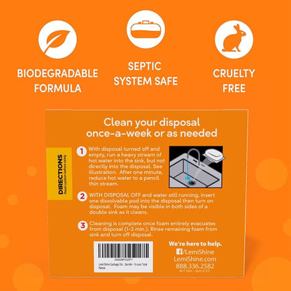 Lemi Shine Foaming Garbage Disposal Cleaner and Deodorizer - Image 6