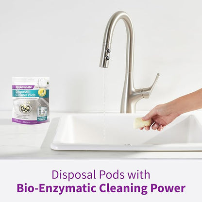 Rejuvenate Disposal Cleaner, 6 Pods, Lemon Scented Disposal And Pipe Cleaner - Image 2