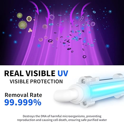 WINGSOL Reverse Osmosis Water Filter, 0 TDS UV Space-Saving Tankless RO System - Image 5