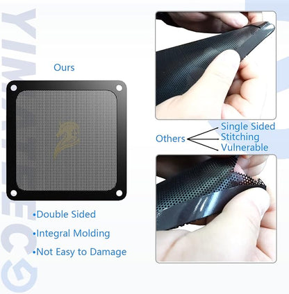 120mm Fan Filter PC Dust Filter Computer Fan Grills Dust Mesh Magnetic Frame PC - Image 3
