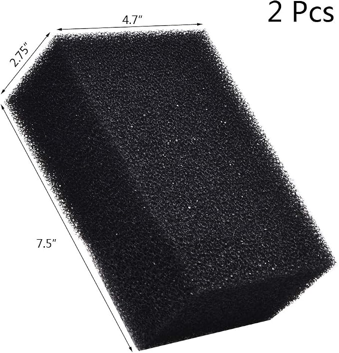 Hipanda Filter Foam Sponges, Bio Sponge Filter Media Pad, Cut-to-Size Foam - Image 2