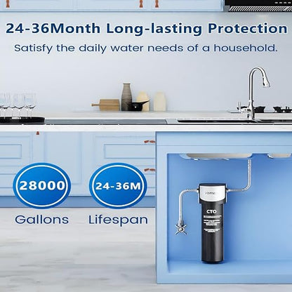 Vortopt Under Sink Water Filter System, Kitchen Sink Water Filter, NSF/ANSI 42 - Image 4