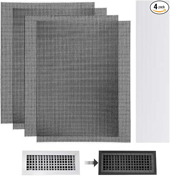 4 PCS DIY Magnetic Vent Covers-13.8" x 11.8" Customizable Air Register by Unknown