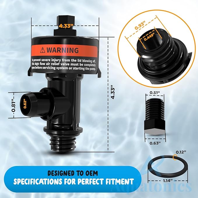 Air Relief Valve – Pressure Relief Valve 98209803 Replacement - Image 6
