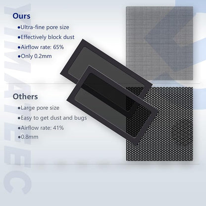 Dust Filter PC 140mmx280mm for Computer Cooler Fan/PSU/Routers Nylon 80 Mesh - Image 3