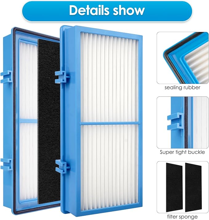 AER1 Filter 3 HEPA Filters + 6 Carbon Booster Filters Compatible - Image 6