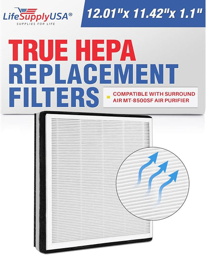 True HEPA + Carbon + Pre-Filter Compatible by LifeSupplyUSA