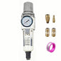 XingNEeng 3/8" NPT Compressed Air Filter Regulator Combo Piggyback, Water/Oil by Unknown