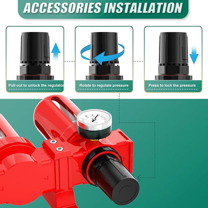 Industrial Grade 4-Stage Aluminum Air Drying System, 1/4 Inch NPT, 0-150 PSI - Image 5