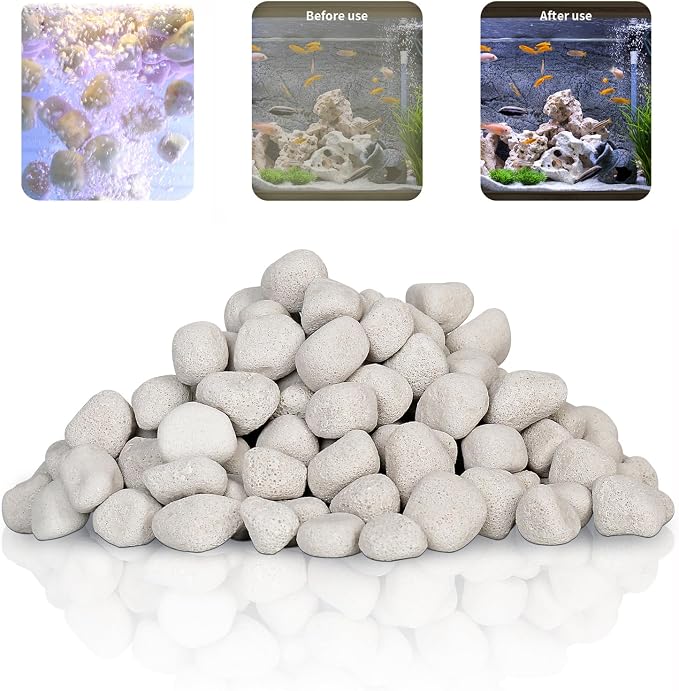 UPETTOOLS Aquarium Biological Filter Media, 1.2 Inch Floating Ceramic Bio Media - Image 2