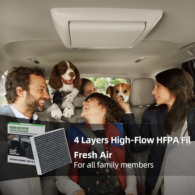 CF11966 Cabin Air Filter With Activated Carbon Compatible with Sierra 1500 - Image 5