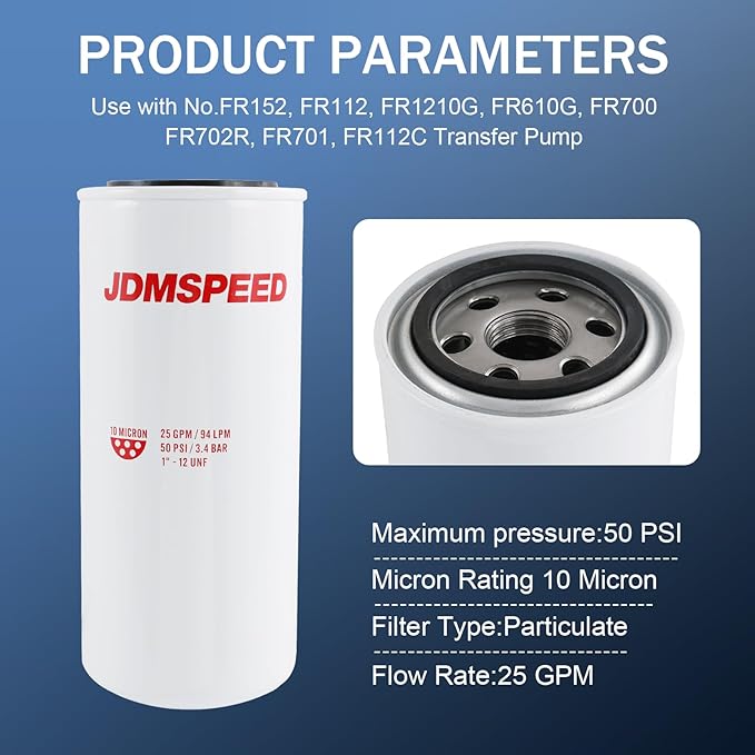 F1810PM0 Fuel Filter Element Spin-on Particulate Replacement - Image 3