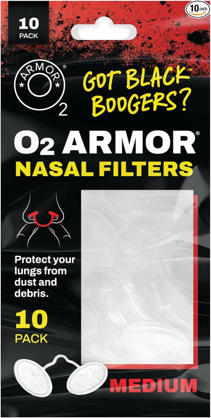 O2 Armor Nose Filters for Welders & Allergies by O2Armor