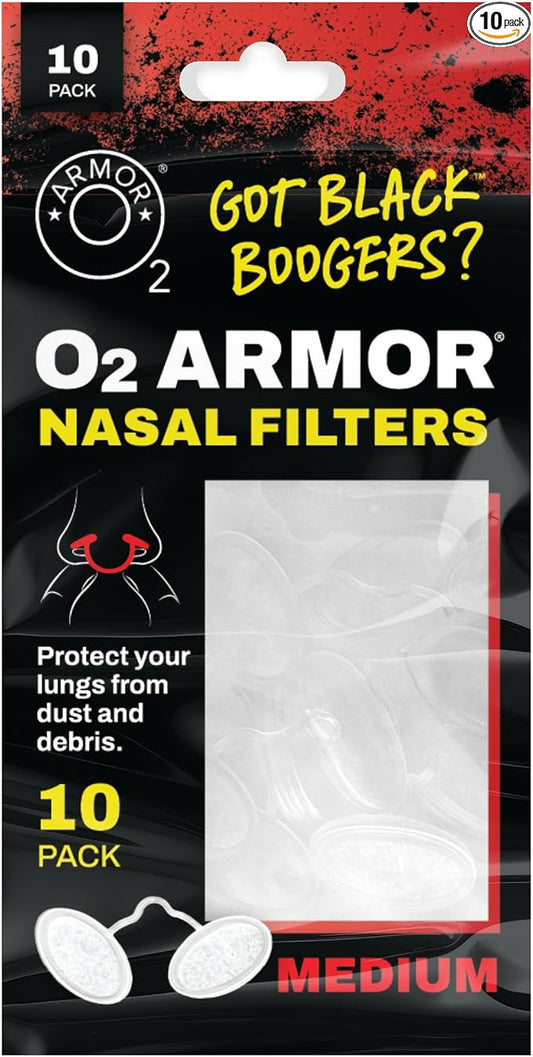 O2 Armor Nose Filters for Welders & Allergies by O2Armor
