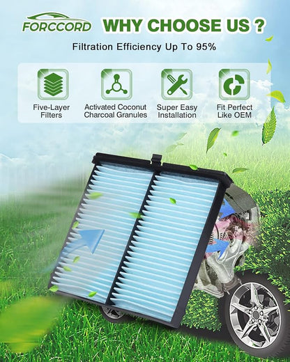 Cabin & Engine Air Filter Fit for Mazda 3, CX-50 Air Filter Kit - Image 3