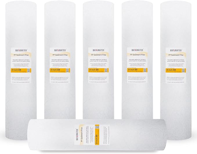 Max Water 1 Micron 20 x 4.5 Sediment Filter 20 inch Whole House BB Water - Image 7