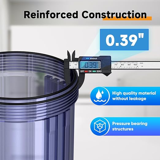 PUREPLUS Whole House Water Filter Housing, Pre-Filtration System, - Image 4